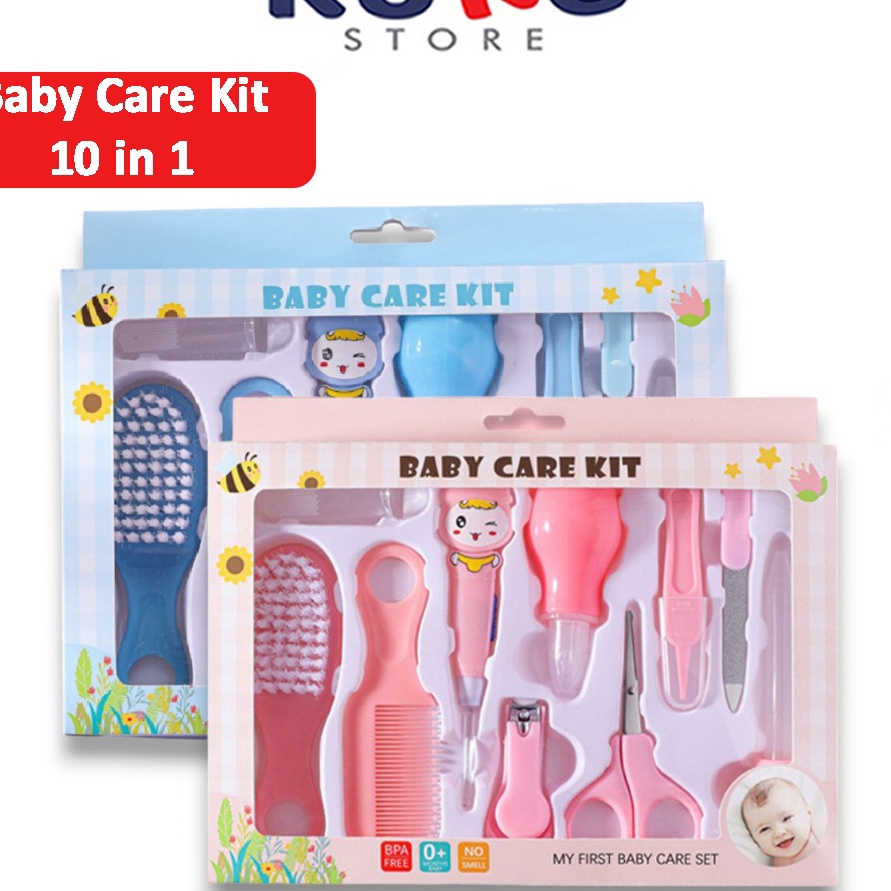 HEMAT BERLIPAT KUKE BABY CARE NAIL KIT SET Alat Perawatan Bayi 1in1 Sisir ting Bayi Hadiah Lahiran N