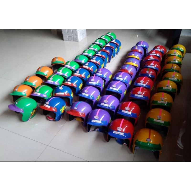 HELM VINTAGE Vespa Helm Anak KJP NOS
