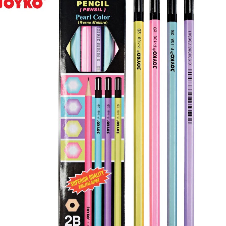 

EXCLUSIVE Pencil Pensil P18 2B Pearl 1 BOX 12 PCS