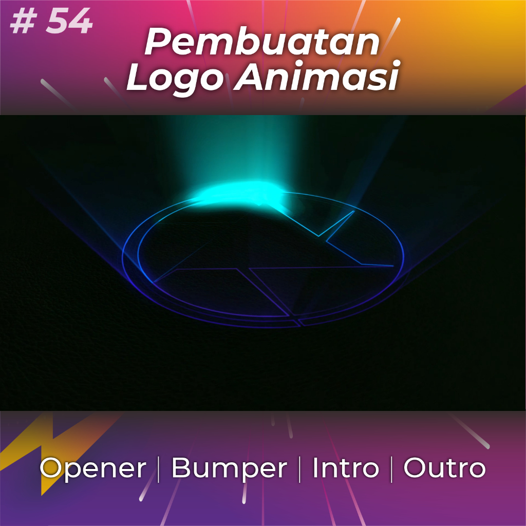 Jasa Pembuatan Video Animasi Opening Intro Outro Logo untuk Youtube Instagram Tiktok