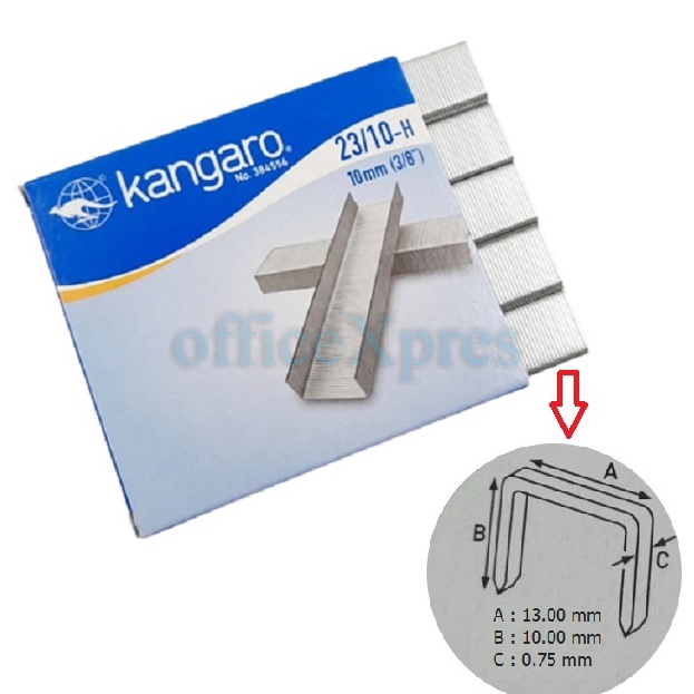 

TEKNOLOGI TERKINI Isi Stapler Staples Heavy Duty Staples 231121 Kangaro Refill Heavy Duty Stapler