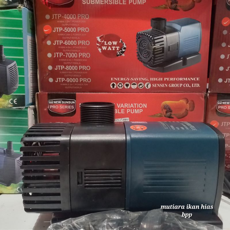 Pompa SUNSUN JTP-5000 PRO Original sun sun submersible pump pompa air kolam aquarium aquascape hidro