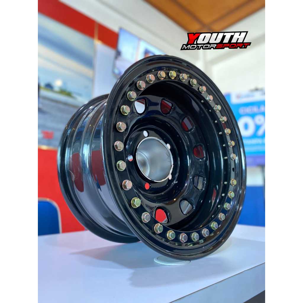 velg r15 hsr beadlock untuk jimny,katana,taft,feroza dll