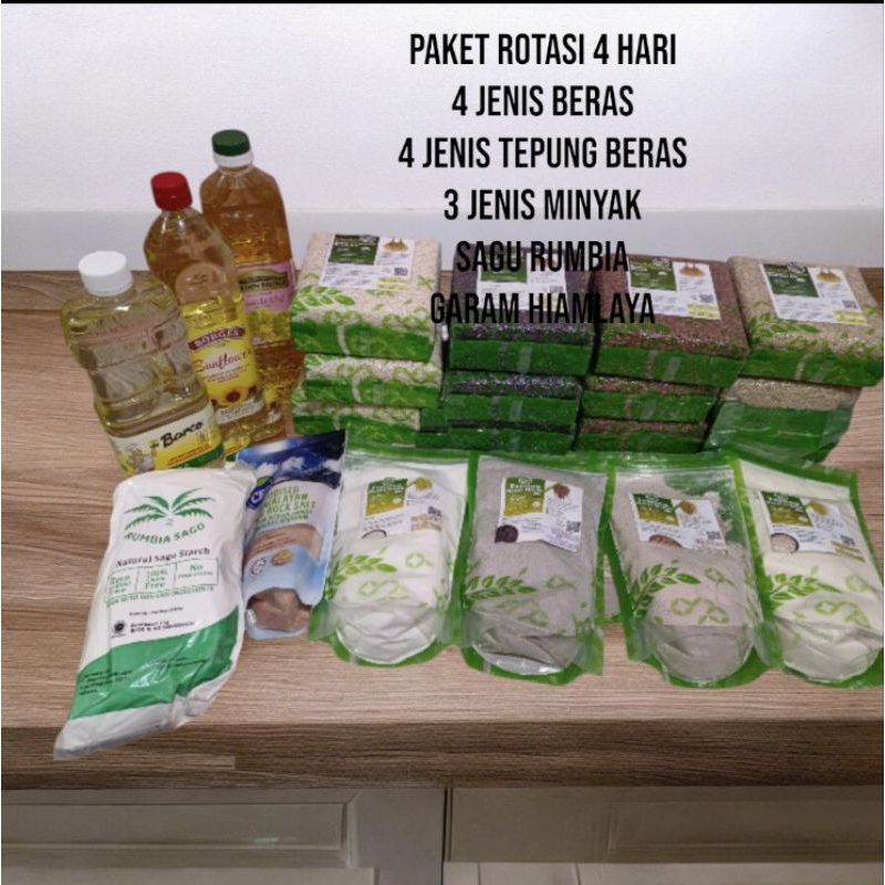 

PAKET DIET ROTASI 4 HARI SEMBAKO BERAS MINYAK