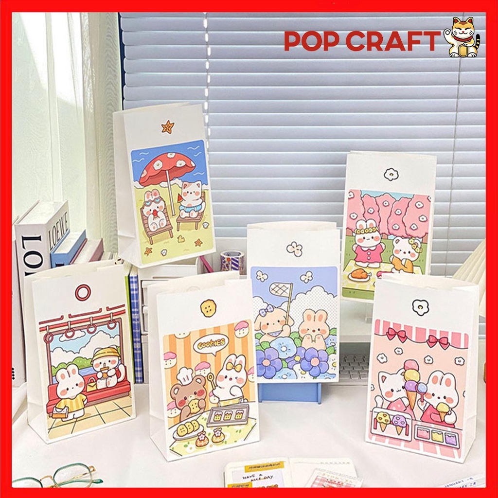 

PC Amplop Kertas Lucu Aesthetic Buat Packing Barang Kecil Bungkus Kartu Kpop Kertas Kado Amplop Kado