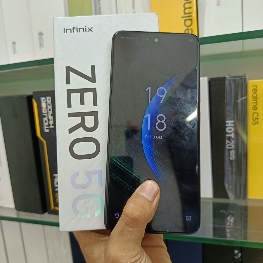Infinix Zero 5G 8/128GB Fullset Handphone Second Murah Bergaransi