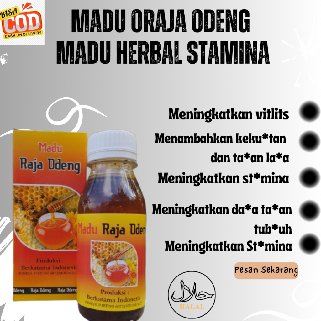 

Madu Raja Odeng Obat Herbal Stamina Madu Herbal Madu Pria Perkasa