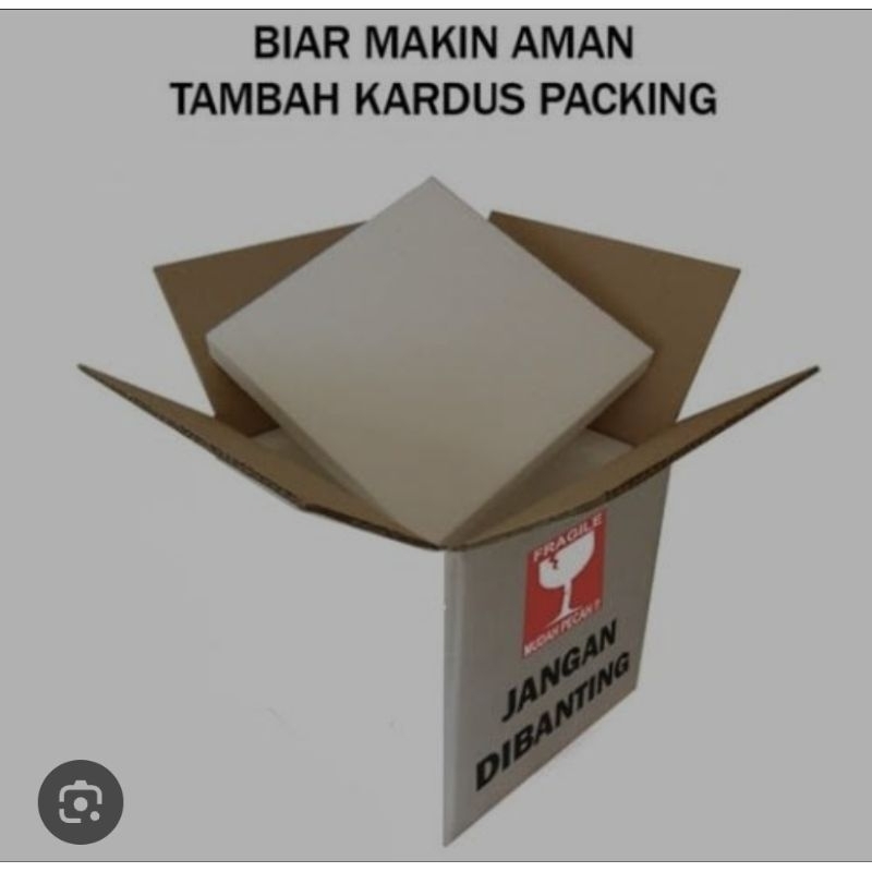 

Biaya Kardus tambahan untuk produk osaka