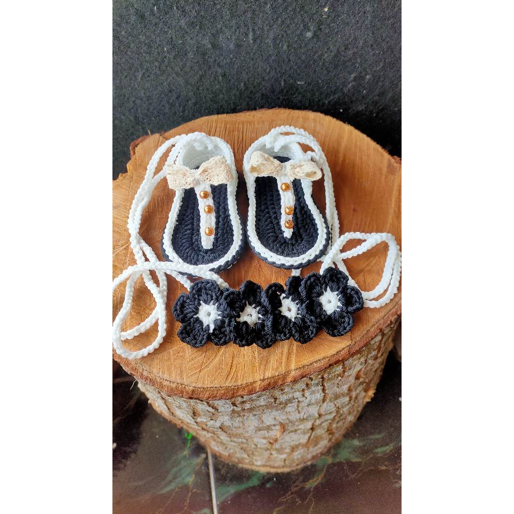 Sepatu Sandal Rajut Bayi GLADIATOR PITA HANDMADE Sandal Bayi BEST SELLER