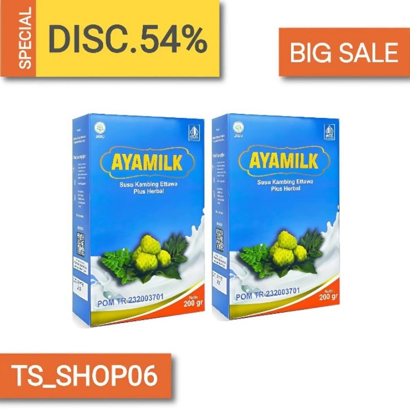 

Ayamilk Susu Kambing Ettawa Plus Herbal New Product PT.BEST Original 100%