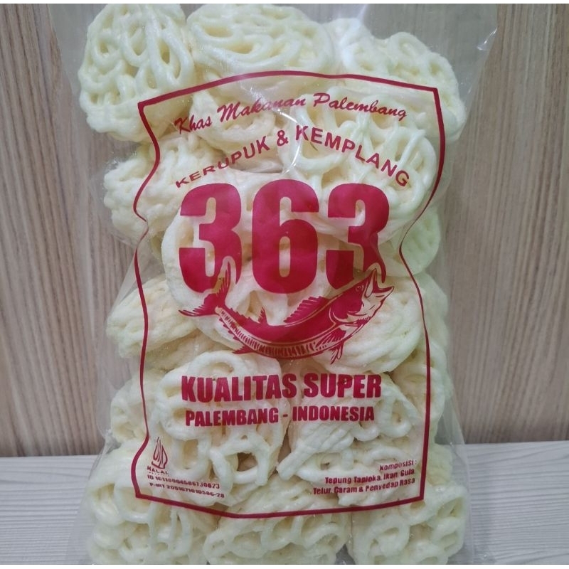

Etalase 22 mawar putih Kerupuk Kemplang 363 Asli Ikan Enak Halal