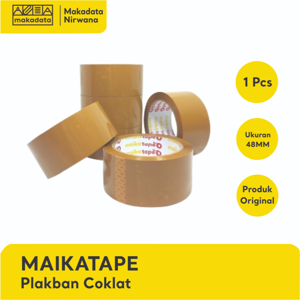 

MAIKATAPE OPP TAPE/PLAKBAN COKLAT 48MM (1PCS)