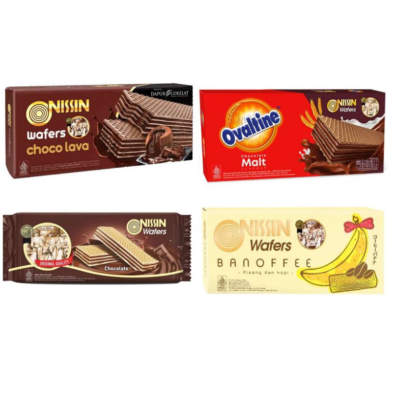 

NISSIN Wafer Limited edition Kolaborasi Dessert Dapur cokelat banoffee ovaltine original