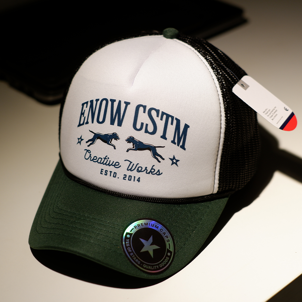 ENOW Topi trucker / Jaring Premium / Creative Works