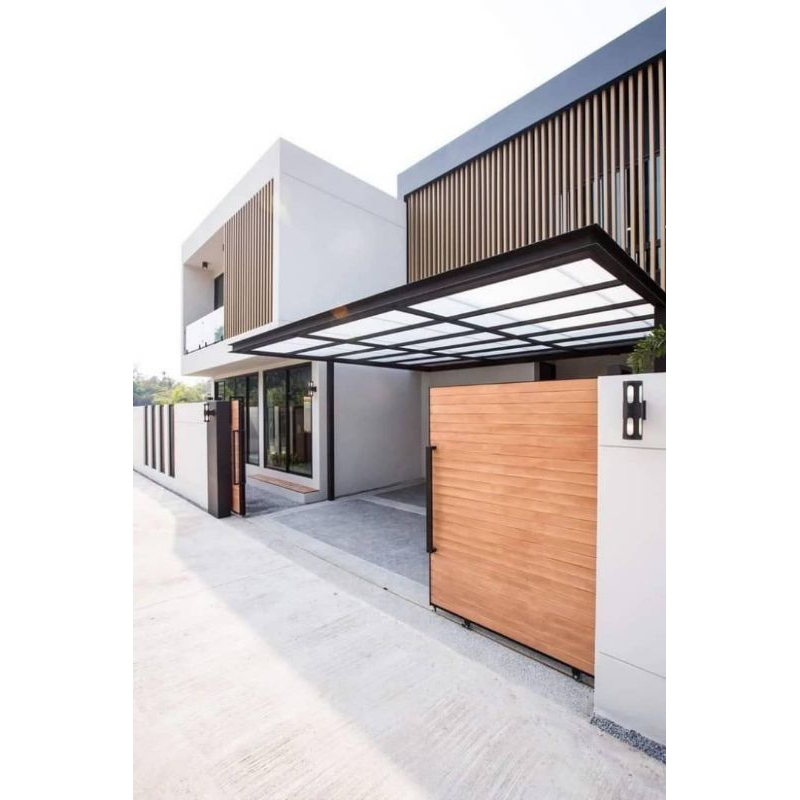 pagar rumah GRC geser