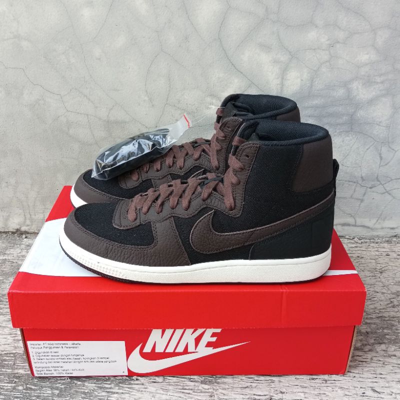 Nike Terminator High SE black velvet brown BNIB original resmi store murah