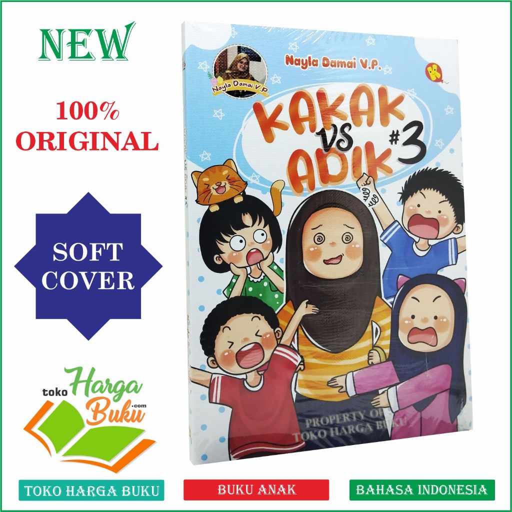 Kakak VS Adik SERI 3 Jagoan Komik Cilik Buku Anak Islam FULL COLOR Penerbit Al-Kautsar Kids
