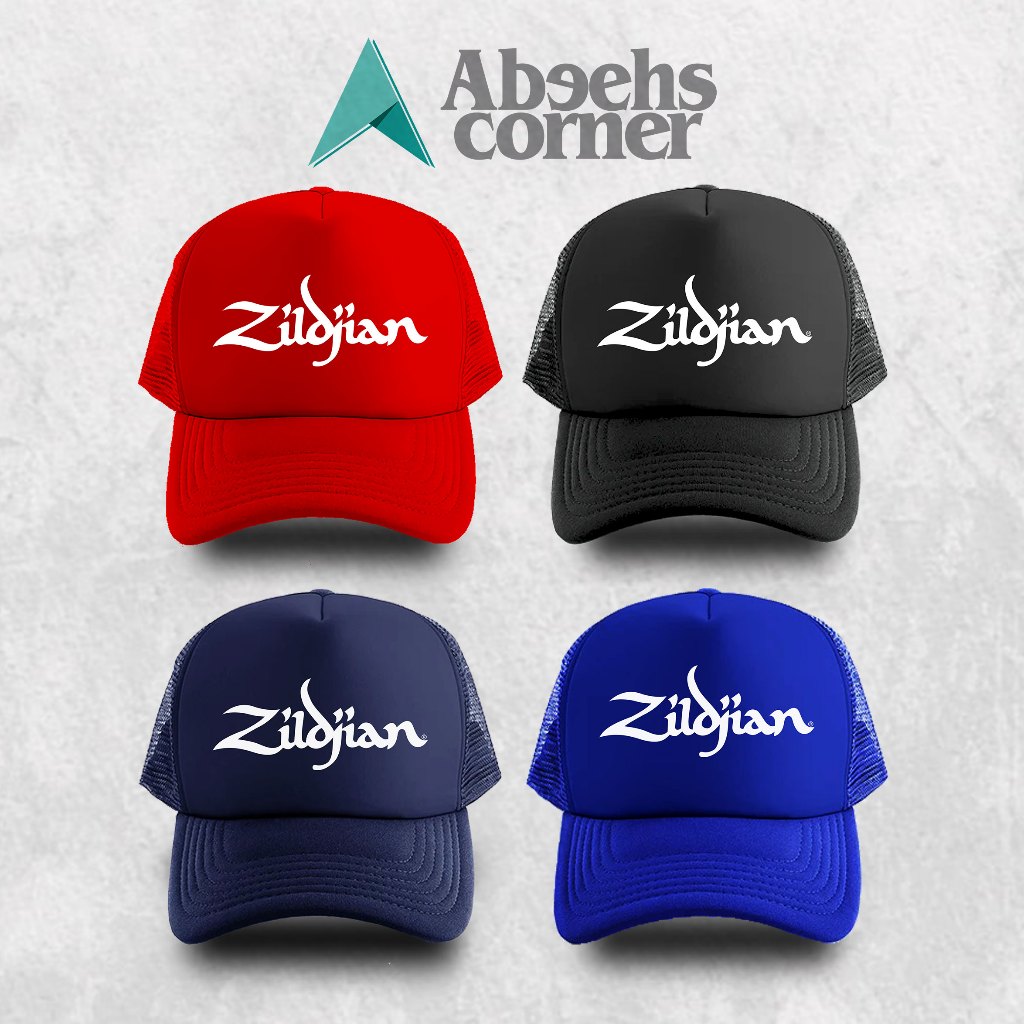 Topi Zildjian - Topi Jaring Drumer Logo Zildjian - Topi Drumer