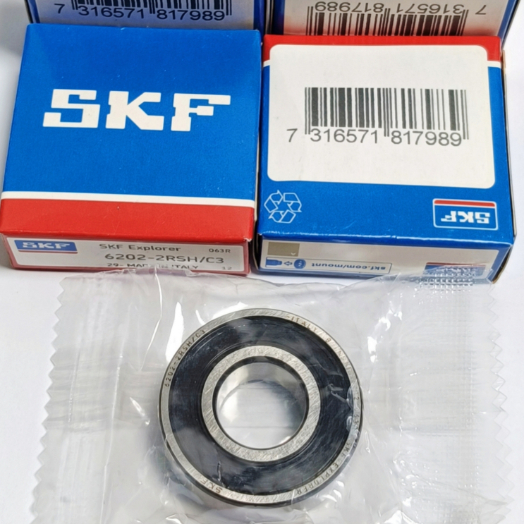 Bearing 6202RS C3 SKF Tutup Karet 6202 2RS 2RSH