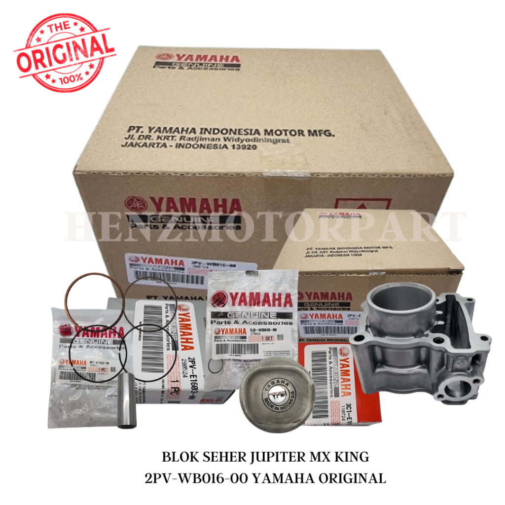 BLOK SEHER KIT CYLINDER BLOK SET JUPITER MX KING 2PV-WB016-00 YAMAHA ASLI / ORIGINAL 100%