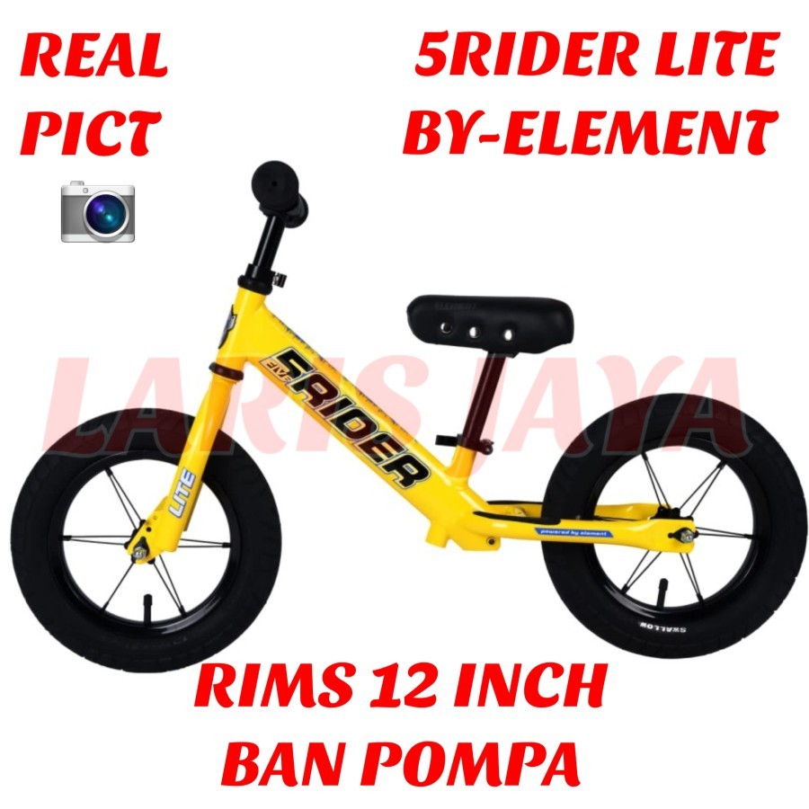 [ BONUS BELL ] Pushbike 5rider element push bike balance bike element 5rider ban pompa sepeda keseim