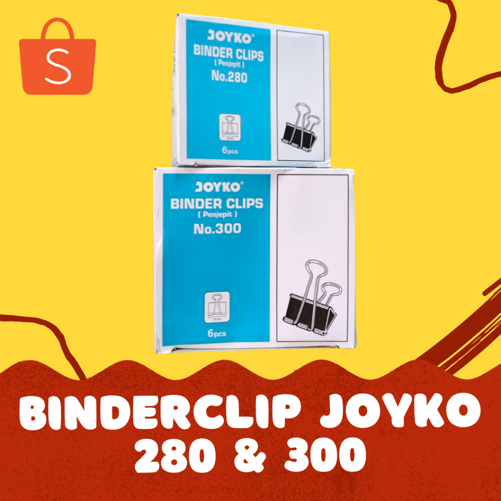 

Binder Clips Joyko Ukuran No. 280 & No. 300