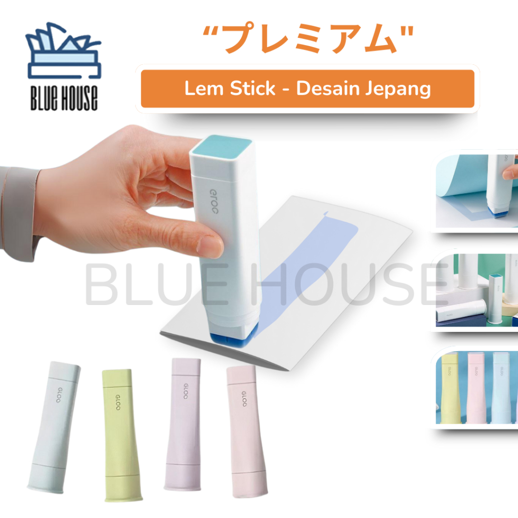 

Lem Kertas Glue Stick Kokuyo Gloo Desain Jepang Unik Merekat Cepat Kering Kualitas Premium