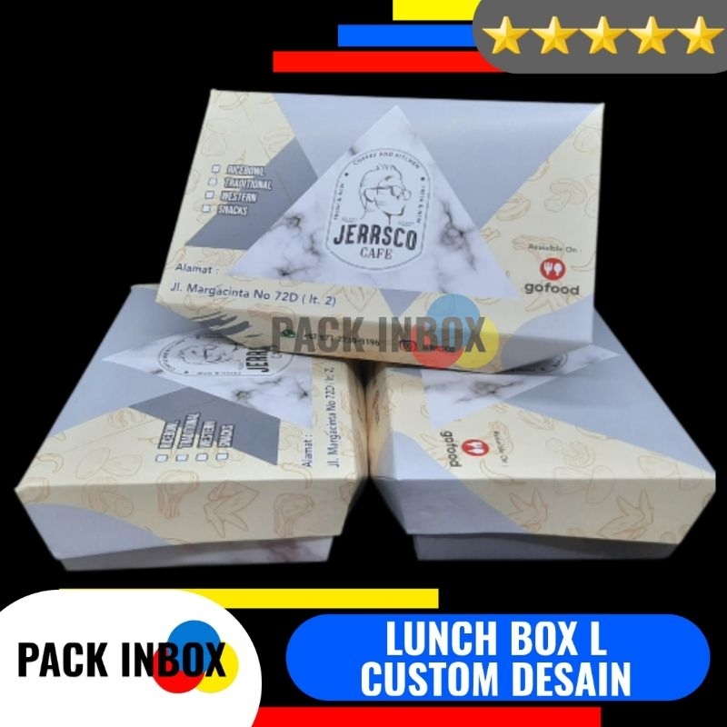 GRATIS DESAIN PAPER LUNCH BOX L CUSTOM FULL COLOR BOX NASI GORENG CUSTOM PAPER LUNCH BOX L CUSTOM