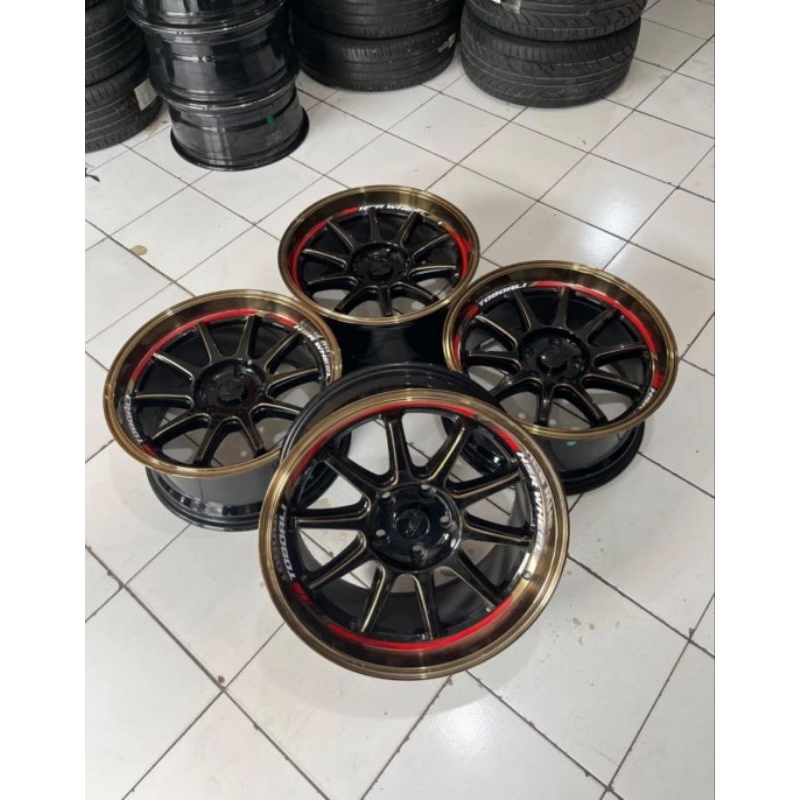 VELG HSR RING 17 SECOND PELEK MOBIL BEKAS R17X9 LUBANG 5X114,3 INNOVA BRV HRV XPANDER CIVIC DLL