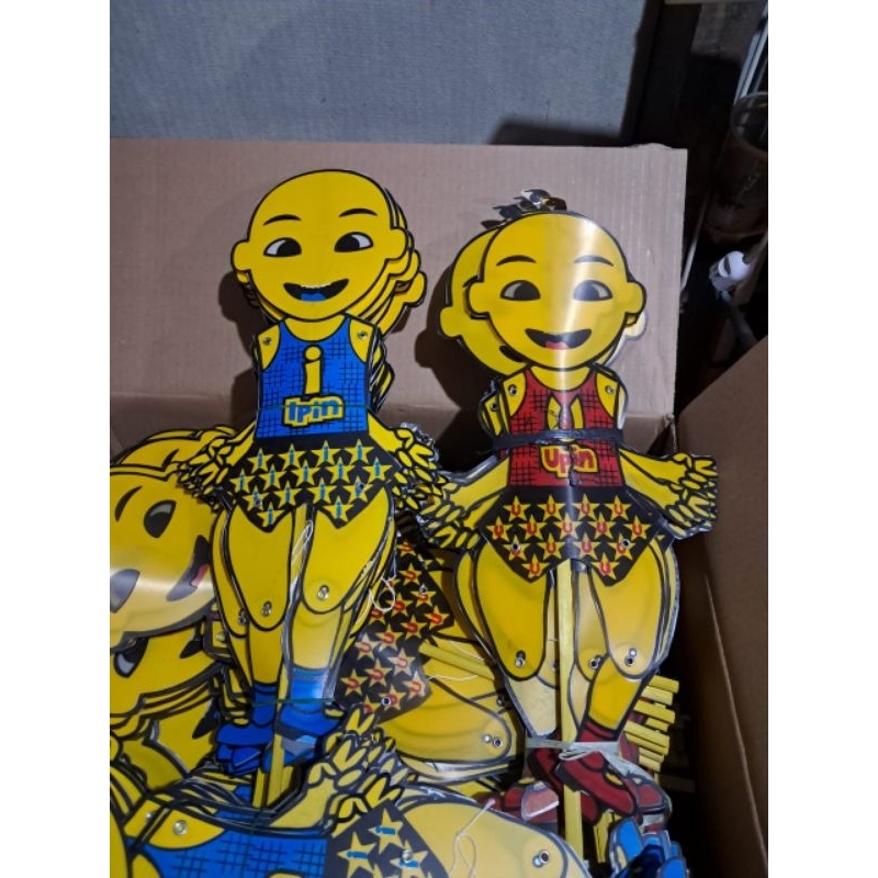 WAYANG TARIK UPIN IPIN PAKET HEMAT WAYANG JOGET MAINAN ANAK MURAH GROSIR TERLARIS