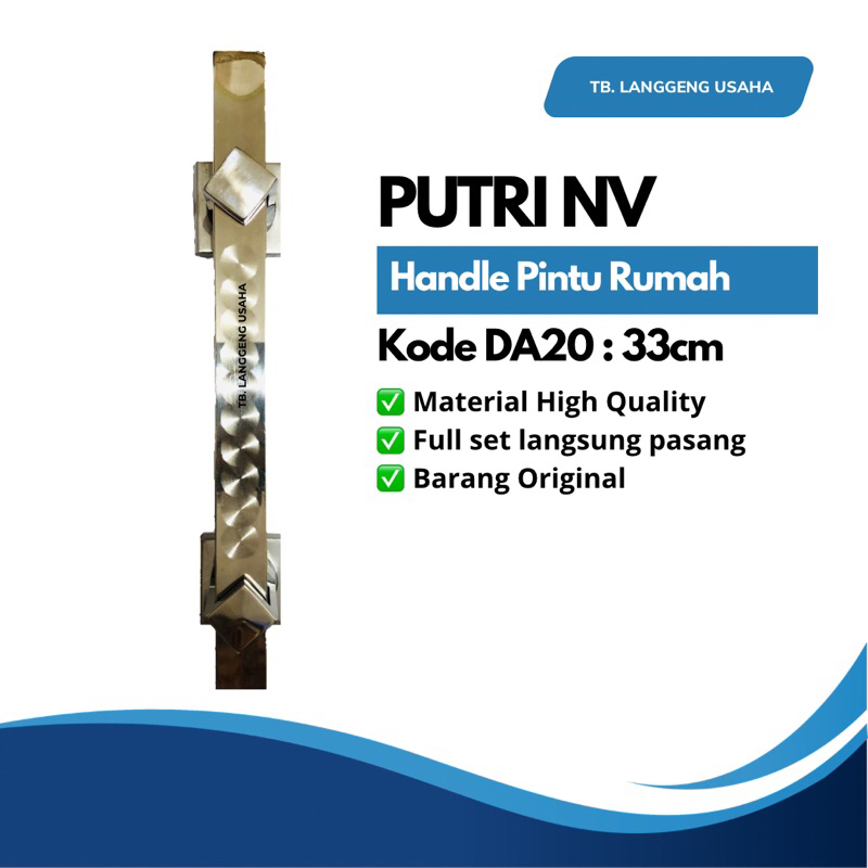 LU TARIKAN PINTU 2 KIPAS Si17 dan Da 20 Handle Kunci Pintu Rumah Minimalis Kamar Mandi Kupu Tarung L