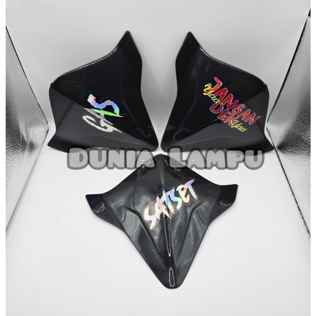 VISOR BEAT NEW DELUXE LOGO SERIES VISOR BIT NEW 2016-2022 MODEL STIKER WINDSHIELD HONDA BEAT FI NEW