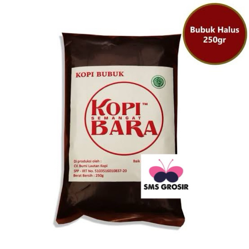 

KOPI BARA / kopi bubuk / kopi bubuk bara 250 gram