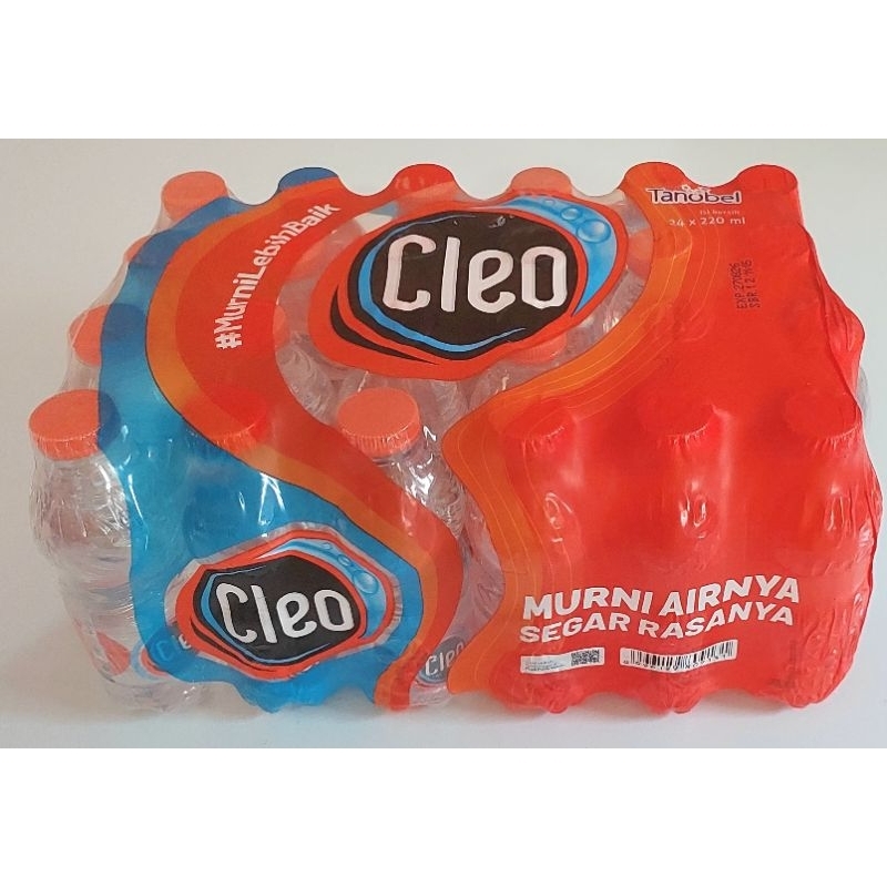 

CLEO MINI AIR MINERAL BOTOL 220ML 1PACK ISI 25 PC BOTOL PLASTIK