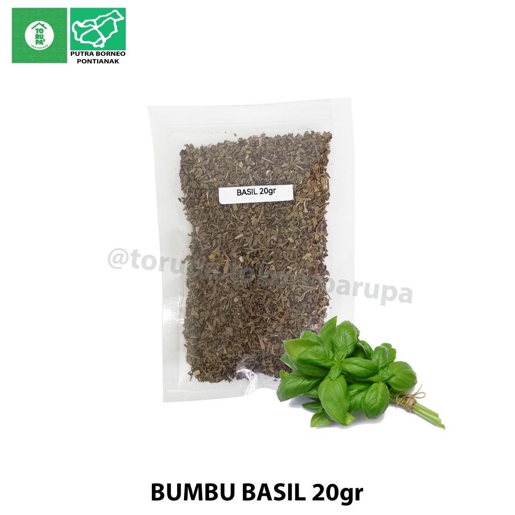 

Basil Kering 20gr / Basil Leaves / Daun Basil untuk Pizza Pasta Masakan Italia
