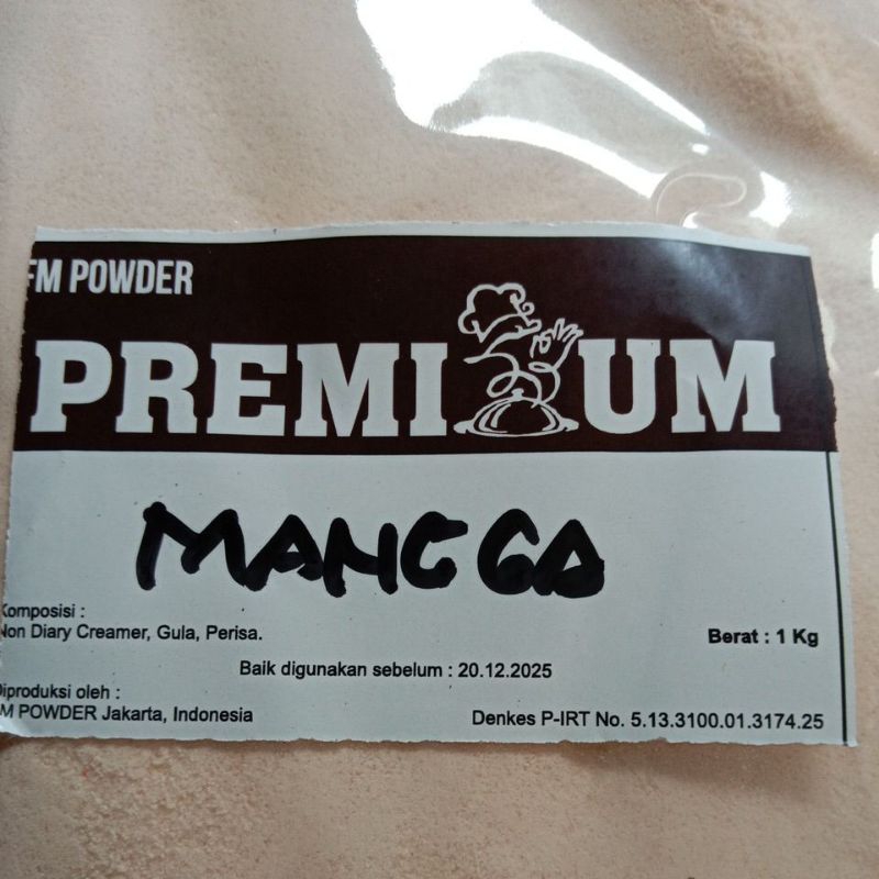 

[ COD ] Bubuk Mangga 1 Kg - Bubuk minuman Mangga Original 1 Kg - Mangga Powder 1Kg - Mangga Bubuk 1Kg - Serbuk Mangga Bubuk Nyoklat Serbuk Capucino instan Cappucino shaset