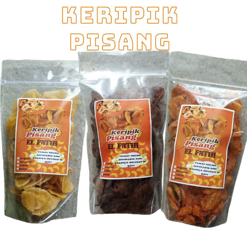 

kripik pisang coklat renyah nikmat