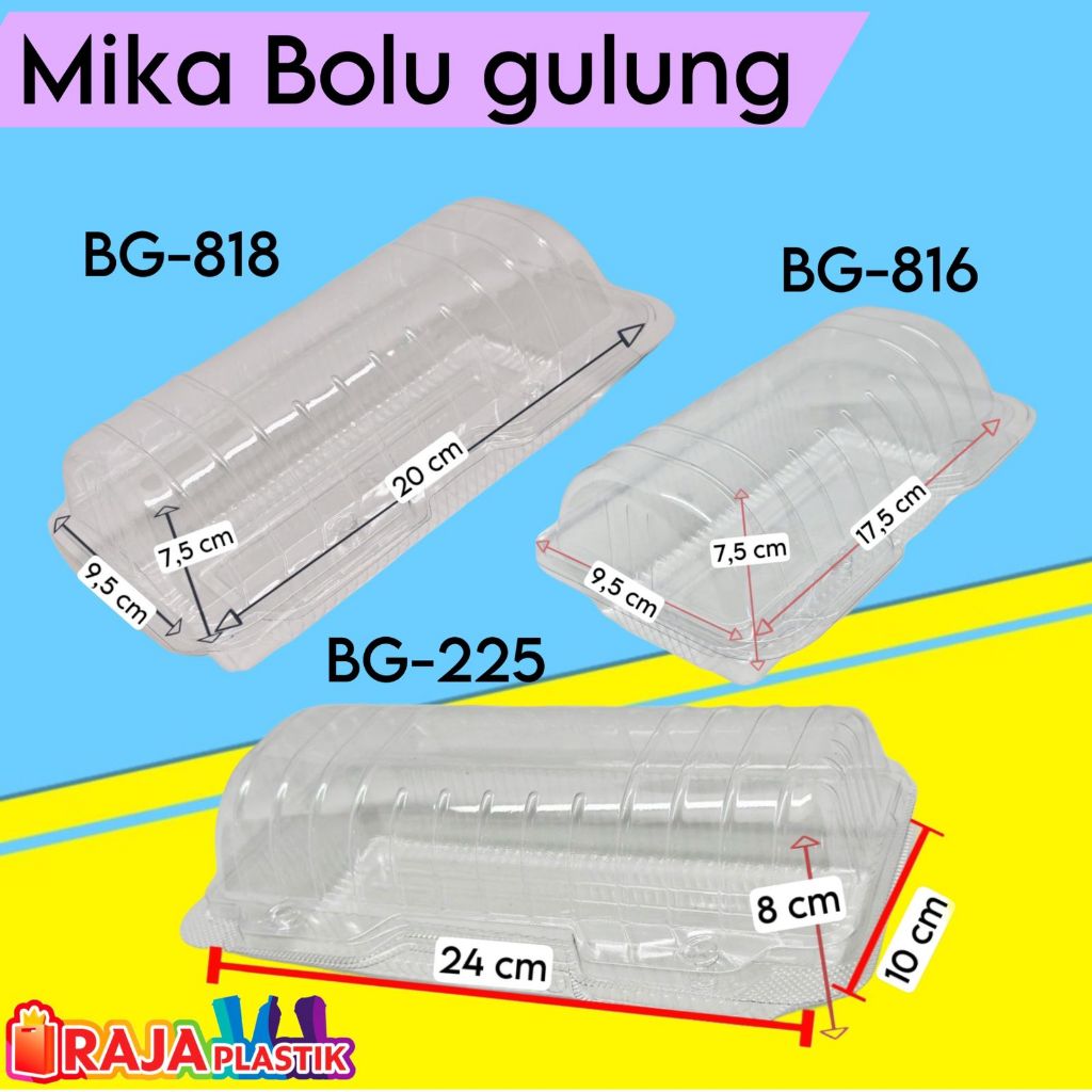Mika Bolu Gulung / Mika Plastik Transparant Bolu Gulung