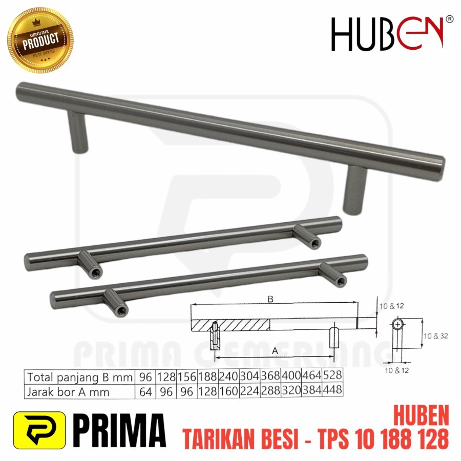 HUBEN HANDLE - TARIKAN LACI TPS 10 188 - 128 MM