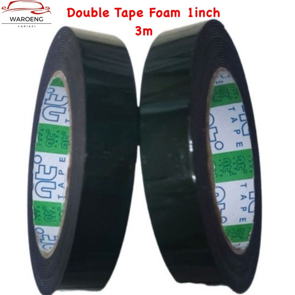 

Double Tape Foam 1Inch x 5m Double tape busa hijau busa 3M