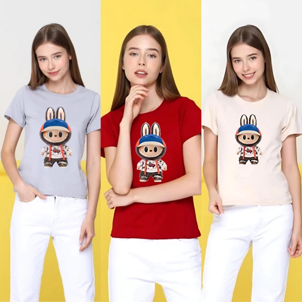 MF - MNF KAOS SLIM FIT WANITA EGGA / Kaos Lengan Pendek Boneka / KAOS SLIM FIT WANITA LENGAN PENDEK 