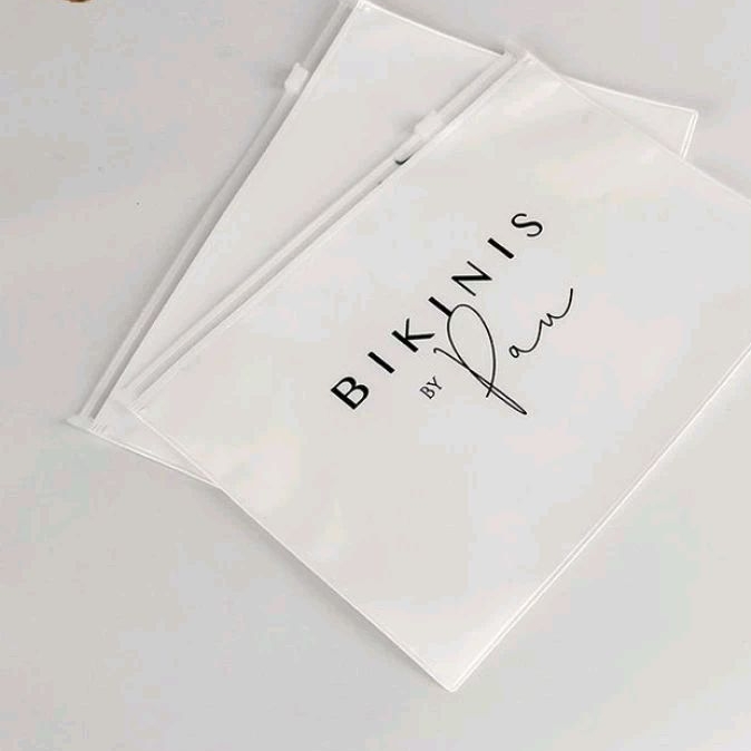 Plastik Ziplock Custom Logo 50pcs | Plastik Packing Baju 200 Micron | Ziplock Clothing