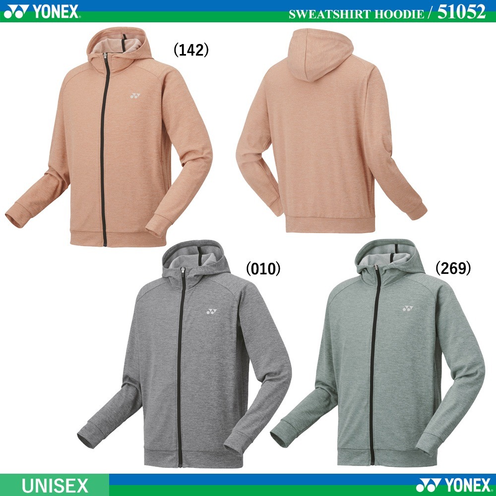 Baju Sweat Shirt Hoodie Yonex 51052 Uni Sweat Shirt Hoodie 2024 Fall Winter Collections JP code 100%