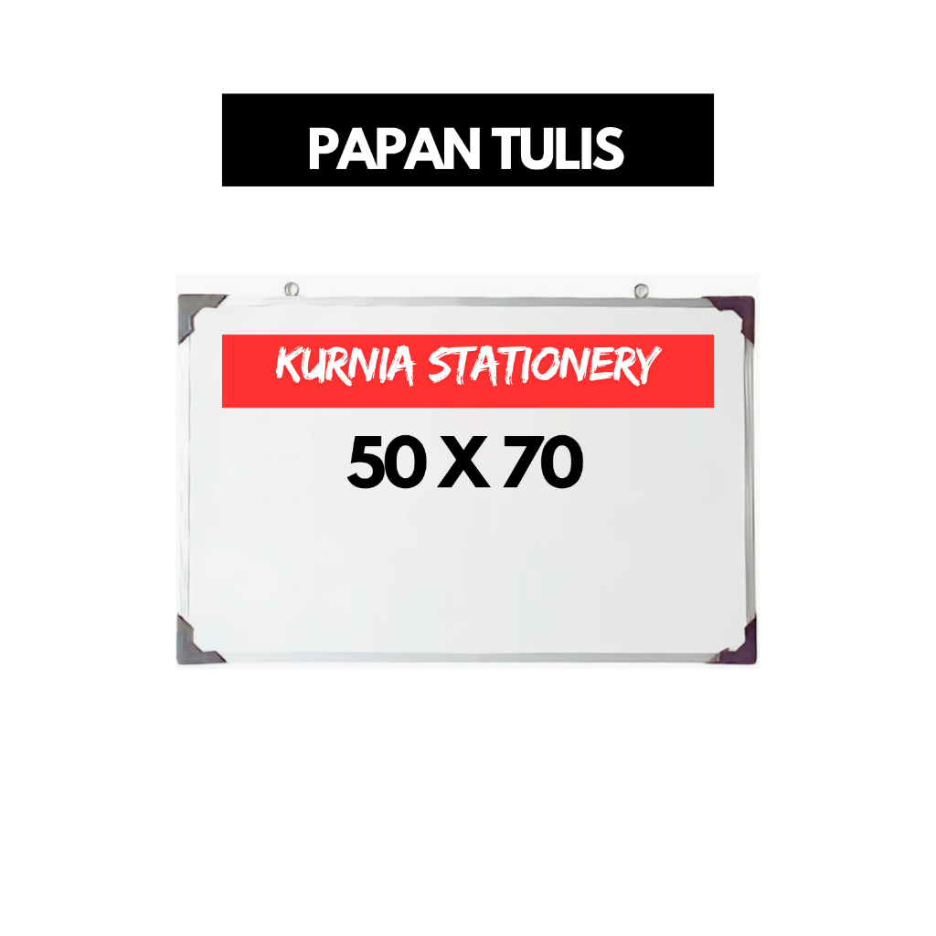 

(PROMO) Papan Tulis Whiteboard & Blackboard 50X70
