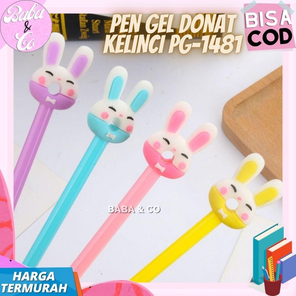 

PULPEN DONAT KELINCI PG-1481 PEN LUCU UNIK PEN KELINCI DONAT IMUT GROSIR MURAH PULPEN KELINCI