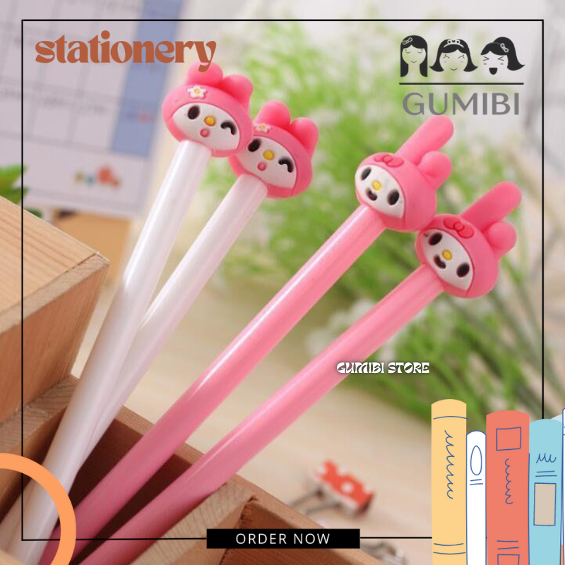 

PULPEN GEL MELODY PENA TINTA HITAM MOTIF MELODY GUMIBI STORE