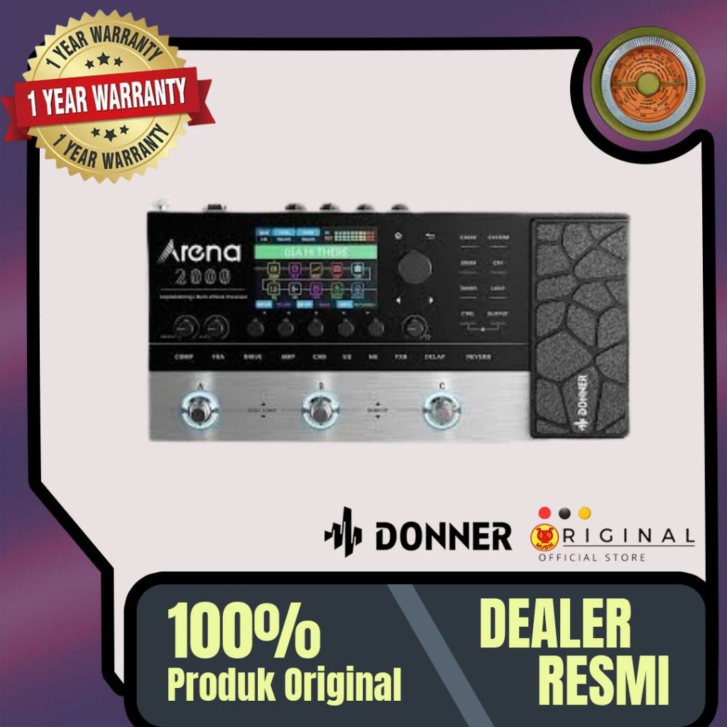 Donner Arena 2000 - Arena 2000 Multi Efek Pedal Gitar