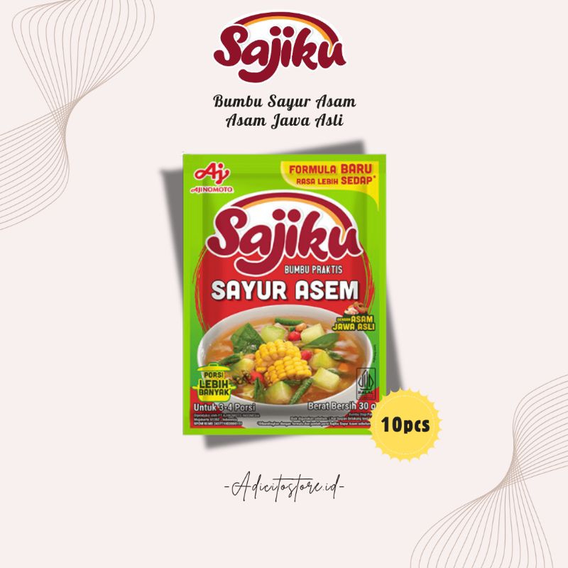 

Sajiku Bumbu Praktis 20g x 10pcs