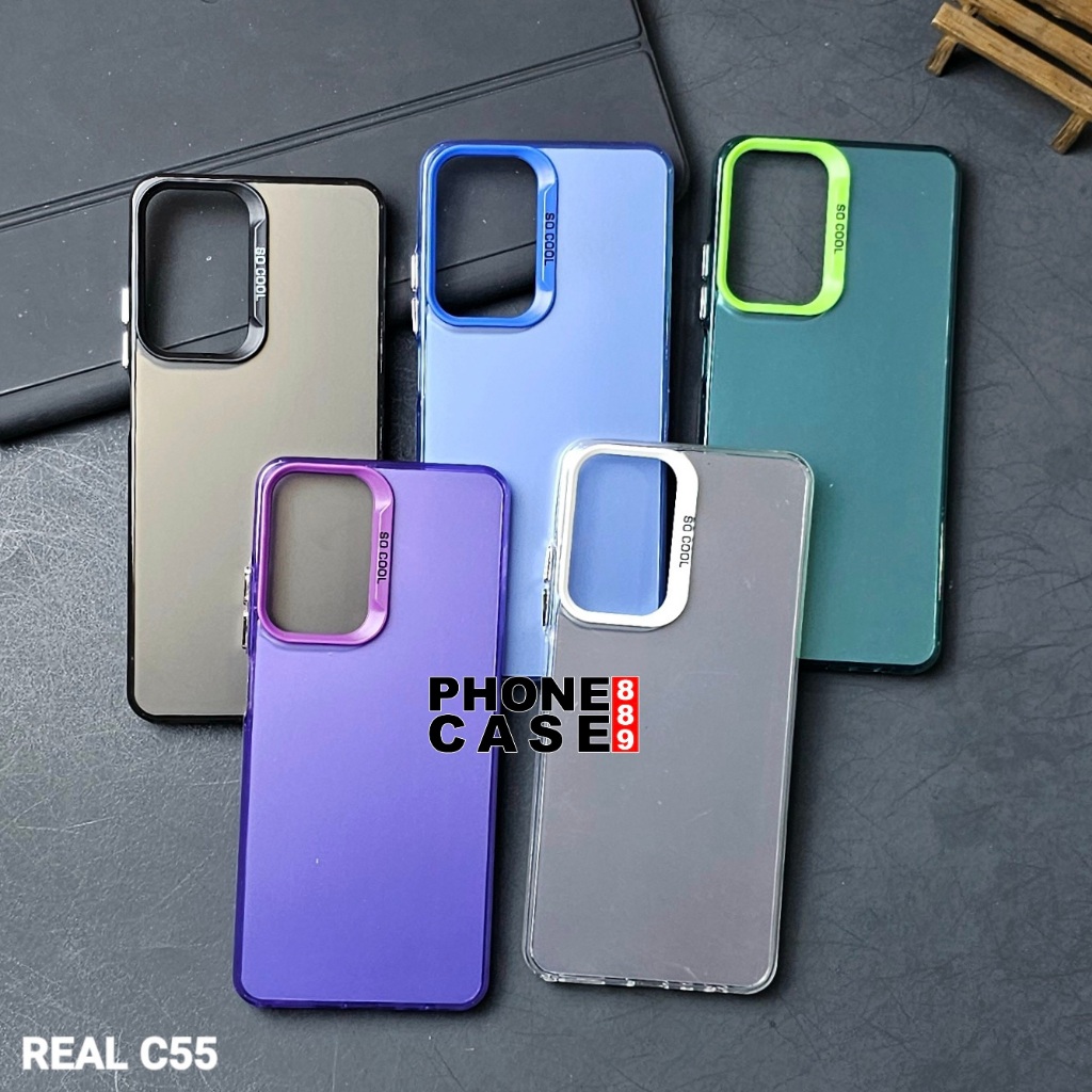 REALME C55 CASE IMD PLATE HOLOGRAM  CASE SOCOOL REALME C55 SC-1