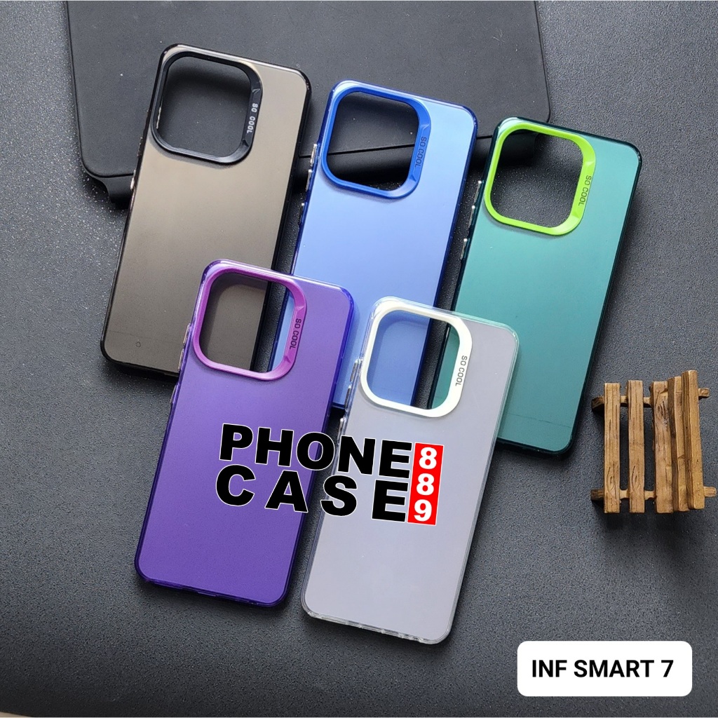INFINIX SMART 7 CASE IMD PLATE HOLOGRAM  CASE SOCOOL INFINIX SMART 7 SC-1